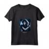 HapTiger Dark Dancing Queen Photoreal & Logo Maglietta con Collo a V - Officially Licensed Apparel for Men, Women, Boys, and Girls - Addams Family & Celestial Theme