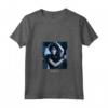 HapTiger Dark Dancing Queen Photoreal & Logo Maglietta con Collo a V - Officially Licensed Apparel for Men, Women, Boys, and Girls - Addams Family & Celestial Theme