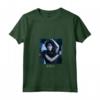 HapTiger Dark Dancing Queen Photoreal & Logo Maglietta con Collo a V - Officially Licensed Apparel for Men, Women, Boys, and Girls - Addams Family & Celestial Theme