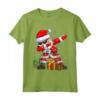Camicia di Babbo Natale per Bambini e Bambine con Luci - Maglietta Festosa per il Natale - Ideale per Festeggiare la Vigilia