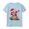 Camicia di Babbo Natale per Bambini e Bambine con Luci - Maglietta Festosa per il Natale - Ideale per Festeggiare la Vigilia