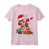 Camicia di Babbo Natale per Bambini e Bambine con Luci - Maglietta Festosa per il Natale - Ideale per Festeggiare la Vigilia