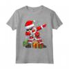 Camicia di Babbo Natale per Bambini e Bambine con Luci - Maglietta Festosa per il Natale - Ideale per Festeggiare la Vigilia