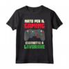 Giocatore Giochi Al Computer Gamer Videogiochi Gaming Maglietta - Nato Per Il Gaming - Design Originale per Gamer PC e Console