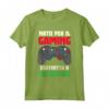 Giocatore Giochi Al Computer Gamer Videogiochi Gaming Maglietta - Nato Per Il Gaming - Design Originale per Gamer PC e Console