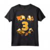 Bambino 3° Compleanno - Maglietta Ruspa 3 Anni Cantiere - Regalo Divertente per Piccoli Costruttori