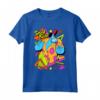 HapTiger Aladdin Genie Retro 90's Style Poster Maglietta - Officially Licensed Apparel for Fans