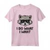Procione Faccio Quello che Voglio - Maglietta con Design Divertente per Amanti degli Animali - Regalo Perfetto per Ragazzi e Ragazze