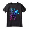 HapTiger Spider-Gwen Neon Gradient Web Maglietta - Officially Licensed Marvel Apparel for Fans - 16MARV144