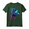 HapTiger Spider-Gwen Neon Gradient Web Maglietta - Officially Licensed Marvel Apparel for Fans - 16MARV144