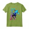 HapTiger Spider-Gwen Neon Gradient Web Maglietta - Officially Licensed Marvel Apparel for Fans - 16MARV144