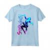 HapTiger Spider-Gwen Neon Gradient Web Maglietta - Officially Licensed Marvel Apparel for Fans - 16MARV144