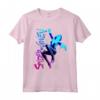 HapTiger Spider-Gwen Neon Gradient Web Maglietta - Officially Licensed Marvel Apparel for Fans - 16MARV144
