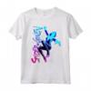 HapTiger Spider-Gwen Neon Gradient Web Maglietta - Officially Licensed Marvel Apparel for Fans - 16MARV144