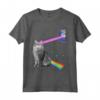 Laser Occhi Spazio Cat T-Shirt - Camicia Divertente per Gatti Spaziale