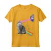 Laser Occhi Spazio Cat T-Shirt - Camicia Divertente per Gatti Spaziale