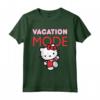 Modalità di vacanza Hello Kitty - Maglietta con Licenza Ufficiale HapTiger - Ideale per Fan di Hello Kitty