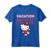 Modalità di vacanza Hello Kitty - Maglietta con Licenza Ufficiale HapTiger - Ideale per Fan di Hello Kitty