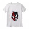 HapTiger Spider-Man Peter Venom Split Face Maglietta con Collo a V - Officially Licensed Apparel for Marvel Fans - 20MARV00005A-001