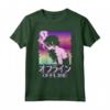 Offline Japanese Vaporwave Alt Indie Aesthetic Anime Girl Maglietta - Streetwear Giapponese Glitch Art Estetico - Ideale per Eboy, Egirl, Soft Boys e Soft Girls