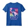 Offline Japanese Vaporwave Alt Indie Aesthetic Anime Girl Maglietta - Streetwear Giapponese Glitch Art Estetico - Ideale per Eboy, Egirl, Soft Boys e Soft Girls