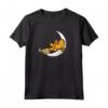 HapTiger Halloween Crescent Moon Broom Riding Maglietta - Officially Licensed Nickelodeon Apparel - Viacom 21NKGF00077A-001