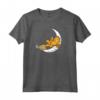 HapTiger Halloween Crescent Moon Broom Riding Maglietta - Officially Licensed Nickelodeon Apparel - Viacom 21NKGF00077A-001
