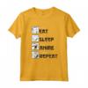 Eat Sleep Anime Design divertente per gli amanti degli anime - Maglietta Noodle per Otaku e Fan della Cultura Pop Giapponese