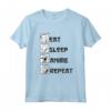 Eat Sleep Anime Design divertente per gli amanti degli anime - Maglietta Noodle per Otaku e Fan della Cultura Pop Giapponese