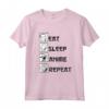 Eat Sleep Anime Design divertente per gli amanti degli anime - Maglietta Noodle per Otaku e Fan della Cultura Pop Giapponese