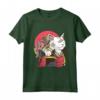 Gatto Guerriero Samurai Figo - Maglietta Grafico d'Arte Giapponese - Ideale per Appassionati di Gatti e Cultura Giapponese