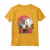 Gatto Guerriero Samurai Figo - Maglietta Grafico d'Arte Giapponese - Ideale per Appassionati di Gatti e Cultura Giapponese