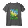 Officially Licensed Minecraft Story Gradient Blue Green Maglietta - Explore, Build, Survive Design