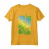 Officially Licensed Minecraft Story Gradient Blue Green Maglietta - Explore, Build, Survive Design