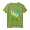 Officially Licensed Minecraft Story Gradient Blue Green Maglietta - Explore, Build, Survive Design