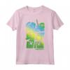Officially Licensed Minecraft Story Gradient Blue Green Maglietta - Explore, Build, Survive Design