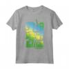 Officially Licensed Minecraft Story Gradient Blue Green Maglietta - Explore, Build, Survive Design