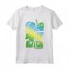 Officially Licensed Minecraft Story Gradient Blue Green Maglietta - Explore, Build, Survive Design