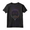 HapTiger Black Panther Wakanda Forever Circle Maglietta - Official Marvel Licensed Apparel for Fans