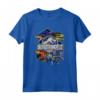 Jurassic World Octagon Dinos and Hybrids Maglietta - Officially Licensed Apparel for Fans of the Movie