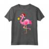 Flamingo Christmas Tree Lights Funny X-Mas Ornament Decor Maglietta - Ideale per Natale e come Regalo Unico per Amanti degli Animali