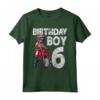 Cool Motocross MX 6° Compleanno Graphic Art - Felpa per Bambini di 6 Anni - Ideale per Feste a Tema Dirt Bike