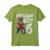Cool Motocross MX 6° Compleanno Graphic Art - Felpa per Bambini di 6 Anni - Ideale per Feste a Tema Dirt Bike