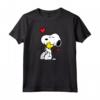 HapTiger Valentine Snoopy e Woodstock - Un Sacco di Amore Maglietta - Licenza Ufficiale - Ideale per San Valentino