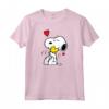 HapTiger Valentine Snoopy e Woodstock - Un Sacco di Amore Maglietta - Licenza Ufficiale - Ideale per San Valentino
