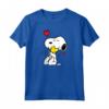 HapTiger Valentine Snoopy e Woodstock - Un Sacco di Amore Maglietta - Licenza Ufficiale - Ideale per San Valentino