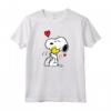 HapTiger Valentine Snoopy e Woodstock - Un Sacco di Amore Maglietta - Licenza Ufficiale - Ideale per San Valentino