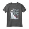HapTiger Frozen Elsa Shine Bright On My 4th Birthday Maglietta - Officially Licensed Apparel for Disney Princess Fans