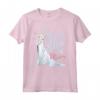 HapTiger Frozen Elsa Shine Bright On My 4th Birthday Maglietta - Officially Licensed Apparel for Disney Princess Fans