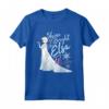HapTiger Frozen Elsa Shine Bright On My 4th Birthday Maglietta - Officially Licensed Apparel for Disney Princess Fans
